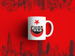 Sivas Yazılı Sivas Silüetli ve Ayyıldız Temalı Kupa Bardak