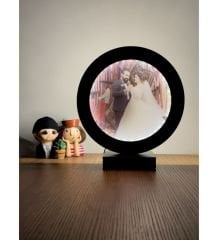 Kişiye Özel Fotoğraflı Led Ahşap Lamba