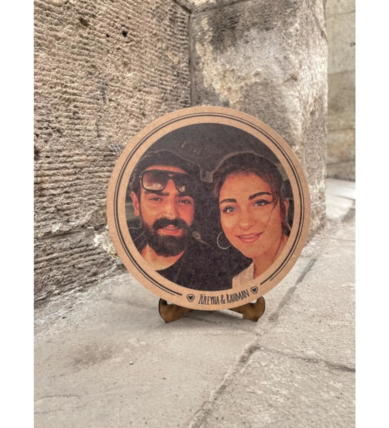 Kişiye Özel Tasarım Fotoğraf Baskılı Ahşap Fotoblok