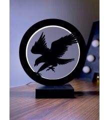 Kartal Led Masa Lambası Ahşap