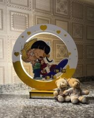 Cedric ve Chen Renkli Masa Lambası Ahşap