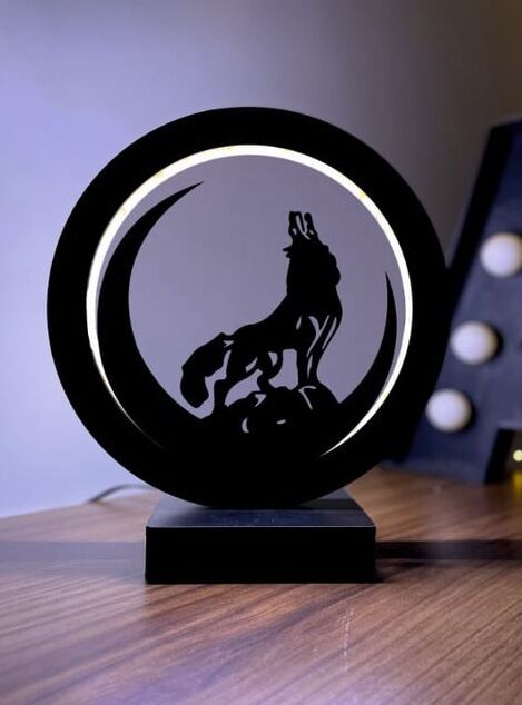 Bozkurt Led Masa Lambası Ahşap