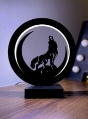 Bozkurt Led Masa Lambası Ahşap