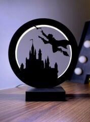 HarryPotter Led Masa Lambası Ahşap