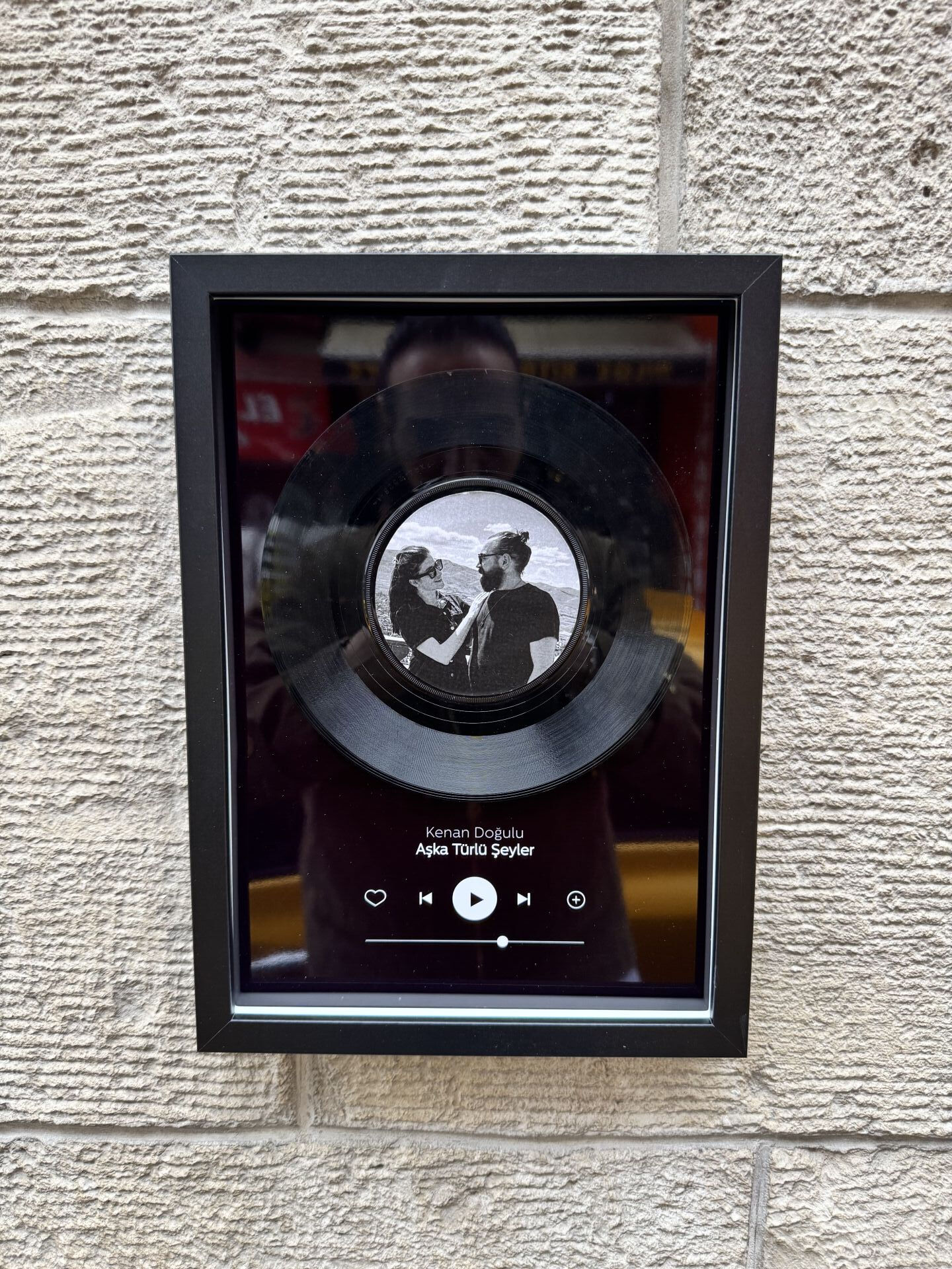 Fotoğraflı Plak Çerçeve Kişiye Özel Tasarım